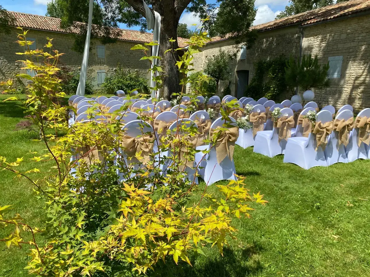 Mariage la Rochelle Chaises